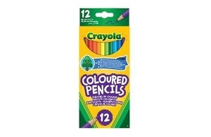 CRAYOLA Colouring Pencils - Assorted Colours (Pack of 12) , A Must-Have for All Kids Arts & Crafts Sets , Ideal for Kids Aged 3+