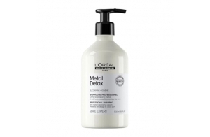 L’Oréal Professionnel, Shampoing Anti-Casse, Cheveux Abîmés & Cassants, Colorés ou Naturels, Detoxifie & Renforce la Fibre, Sans sulfate, Technologie brevetée, Metal Detox, Série Expert, 500ml