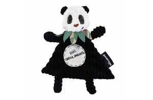 Les Déglingos Baby Doudou Rototos le Panda, Blanc