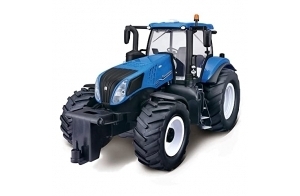 Maisto, Radiocomando Trattore New Holland, per Bambini dagli Otto Anni in su, Super Veloce e Super stabile, Interni dettagliati