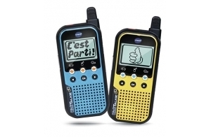 VTech - KidiTalkie, Talkie-Walkie enfants, jouet électronique éducatif – Version FR