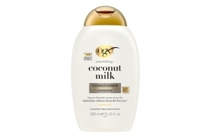 OGX | Après-Shampooing Nourrissant + Lait de Coco (flacon de 385 ml) – Après-shampooing hydratant pour des cheveux renforcer – Soin cheveux pour tous types de cheveux au parfum irrésistible