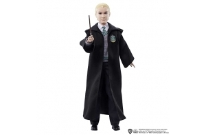Mattel Harry Potter Poupée Drago Malefoy en tenue de sorcier Serpentard, cadeau d’anniversaire, à collectionner, Jouet Enfant, Dès 3 ans, HMF35