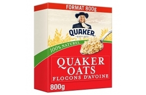 Quaker OATS Flocons d'Avoine, Format Familial 800 g