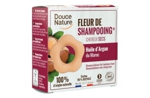 Douce Nature Fleur de Shampooing pour Cheveux Secs, 85 g