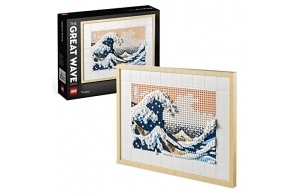 LEGO ART 31208 Hokusai La Grande Vague, Décoration Murale Japonaise, Loisir Créatif, Adultes