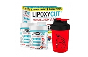 DRAINEUR BRULE GRAISSE Lipoxycut - Boisson Minceur - Shake, Drink & Burn - Brûle Graisse - Shake Perte de Poids - Programme 30 J - Laboratoire Français Eric Favre – Fruits Rouges(Shaker Offert)