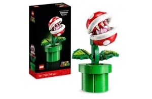 Lego Super Mario Plante Piranha, Figurine à Collectionner Articulée avec Tuyau et 2 Pièces de Monnaie, Maquette Adulte pour Décoration d'Intérieur - Idée Cadeau pour Hommes et Femmes 71426