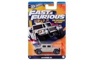 Hot Wheels Fast and Furious Auto Hummer H1 - HW Decades of Fast - Maquette Die Cast Scala 1:64 - Longueur 7cm - HYP73