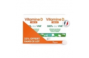 Vitavea - Vitamine D 1000 UI - Complément Alimentaire Défenses naturelles, Immunité - Défenses Naturelles Renforcées, Maintien du Capital Osseux - 180 comprimés - 6 mois - Fabriqué en France