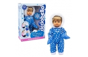 Cicciobello, Marche dans la Neige, Poupon 42 cm, Corps Dur, Interactif Marche ou Rampe, Tenue Hiver, Jouets pour Enfants à partir de 3 Ans