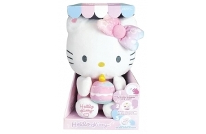 JEMINI 024404 Hello Kitty Peluche Interactive Anniversaire +/- 26 CM (Chanson, Bougie ET Rire)