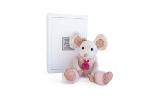 Histoire d'Ours Peluche Souris/Étoile 25 cm