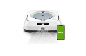 iRobot Braava Jet m6 (m6134) Robot Laveur de Sols Premium, Connecté, avec Pulvérisateur d'eau et Navigation Avancée, Cartographie Intelligente, Programmable Via l'Application Home