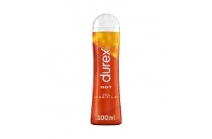 Durex Gel Lubrifiant Hot - Effet Chaleur - Lubrifiant à base d'eau - 100ml