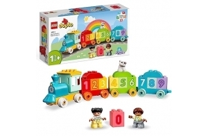 LEGO 10954 Duplo Le Train des Chiffres - Apprendre à Compter, Jouet d’Apprentissage, Jeu Éducatif, Ludique, avec Briques, pour Bébé 18 Mois, Cadeau