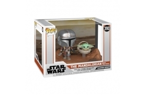 Funko Pop! Moment: Star Wars: The Mandalorian and Grogu (The Child, Baby Yoda) - (Grogu (The Child, Baby Yoda), Baby Yoda) - Figurine en Vinyle à Collectionner - Idée de Cadeau - Produits Officiels