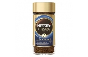 Nescafé SPECIAL FILTRE Décaféiné, Café Soluble, Flacon de 200g