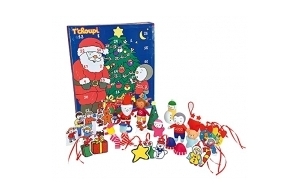 JEMINI T'CHOUPI CALENDRIER DE L'AVENT CONTENANT 35 PIECES - 36 X 39.5 CM