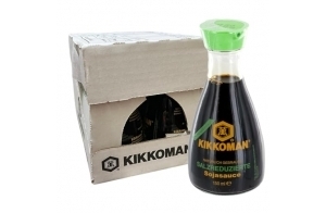 KIKKOMAN Tremies de Sauce de Soja Moins de Sel 6 x 150 ml 1 Unité