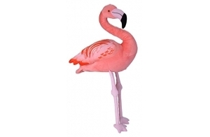 Wild Republic Flamant, Cuddlekins Jumbo, Peluche, 86 cm, 22298, rosé, 33 inches