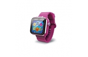 VTech - KidiZoom SmartWatch MAX Rose Framboise, Montre Digitale Enfant, Photo, Selfie, Vidéo, Écran Tactile Horizontal, Jouet High-Tech, Cadeau Enfant et Ado de 5 Ans à 14 Ans - Contenu en Français