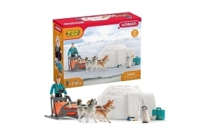 schleich 42558 Expédition En Antarctique, dès 3 ans, WILD LIFE - coffret, 19 pièces