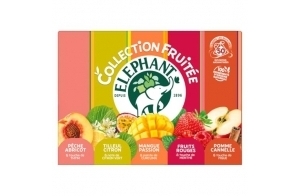 Elephant, Infusion Collection Fruitée Découverte, Assortiment de 5 Infusions, Ingrédients d'Origine 100% Naturelle, 50 Sachets Pyramid