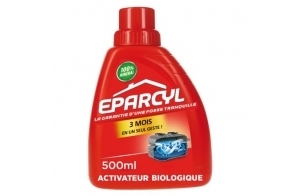 Eparcyl Liquide – Flacon (500mL) – Activateur Biologique Fosse Septique – Entretien Fosses Septiques (L'emballage peut varier)