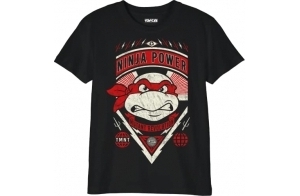 Tortues Ninja BOTMNTDTS003 T-Shirt, Noir, 8 Ans Garçon