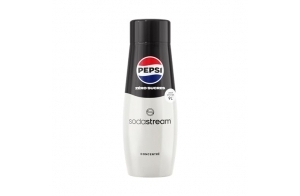 SodaStream Concentré Pepsi Zéro Sucres pour Machine à Eau Pétillante | Préparez jusqu'à 9 Litres de Pepsi en Quelques Secondes, Goût Original, 440ml