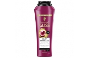 Schwarzkopf - Gliss - Shampoing Color Perfector - Protège l'Intensité de la Couleur - Cheveux colorés/méchés - 89% d'ingrédients d'origine naturelle - Flacon de 250ml