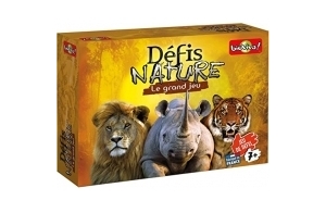 Bioviva - Le grand jeu Défis Nature + cartes collector - misez sur les points forts de ces animaux, apprendre à les localiser - Jeu de plateau - 2 à 6 Joueurs - 7 ans - Fabriqué en France - 280143