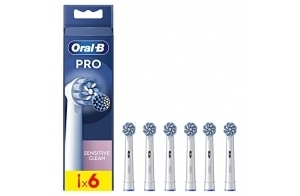 Oral-B Pro Sensitive Clean Brossettes pour Brosse à dents électriques, Pack De 6 Unités