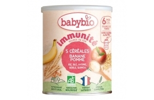 Babybio - Céréales 3 fruits avec Quinoa Bio 220 g - 6+ Mois - BIO