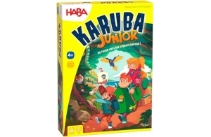 HABA Karuba Junior - Jeu de société Enfant - Jeu d'aventure coopératif et de stratégie - Grand Jeu de Plateau - 1 à 4 Joueurs - 4 Ans et Plus, 303407