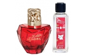 MAISON BERGER - Coffret Lampe Berger Lolita Lempicka - Avec Recharge Parfum, Prête à l'Emploi - Purifie et Parfume - Diffusion Fine, Homogène et Longue Durée (Rouge)