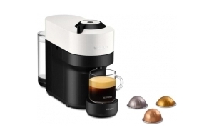 Machine à Café Nespresso Krups Vertuo POP Blanche Cafetière à Capsules YY4889FD