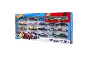 Hot Wheels Coffret 20 véhicules, Jouet pour Enfant de Petites Voitures miniatures, modèle aléatoire, H7045