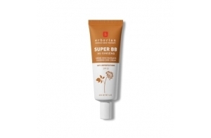 Erborian - Super BB Crème au Ginseng - Soin du Visage Teinté Haute Couvrance Anti-Imperfections - Correcteur et Perfecteur de Teint - Protection Solaire SPF 20 - Cosmétique Coréen - Caramel 40 ml