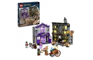 LEGO Harry Potter Ollivander et Madame Guipure, Prêt-à-Porter pour Mages et Sorciers - Boutiques du Chemin de Traverse - Cadeau pour Filles, Garçons et Fans de la Saga dès 8 Ans 76439