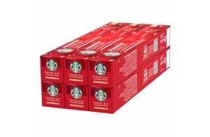 STARBUCKS Toffee Nut by Nespresso, Torréfaction Blonde, Capsules de Café 6 x 10 (60 Capsules)