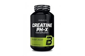 BioTechUSA Creatine Ph-X capsules | Créatine tamponnée | 3g CreaBASE par portion, 210 gélules