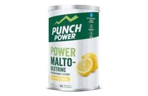 PUNCH POWER - BioMaltoDextrine - Citron - Pot 500 g - Biomaltodextrine - Boisson avant l'effort - Recharge Glucidique - Antioxydant - Bio - Sans Gluten - Marque Française