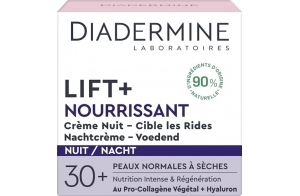 Diadermine - Lift+ - Nourrissant - Crème de Nuit Anti-Rides Ultra Fermeté - 50 ml