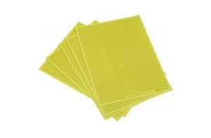 TAMIYA 87129-000 300087129 Lot de 5 Films de masquage Vert 250 x 180 mm