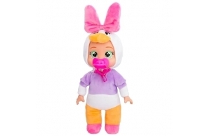 Cry Babies Tiny Cuddles Disney Daisy, Poupée Douce de 25 cm, Pleure de Vraies Larmes, Pyjama Disney, Jouet Cadeau pour Garçons et Filles +18 Mois