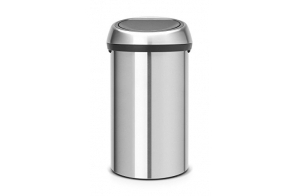 Brabantia Touch Bin Poubelle - Inox Acier Mat - 60L