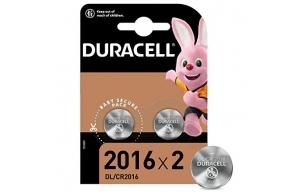 Duracell Pile bouton lithium Duracell spéciale 2016 3 V, pack de 2 (DL2016/CR2016), conçue pour une utilisation dans les porte-clés, balances et dispositifs portables et médicaux