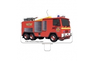 Amscan 9912965 Bougie d'anniversaire Sam le Pompier 9,1 x 4,9 cm